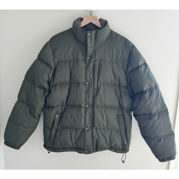 L.L. Bean Other - L.L. Bean Goose Down Olive Green Men’s Puffer Winter Jacket, Size L